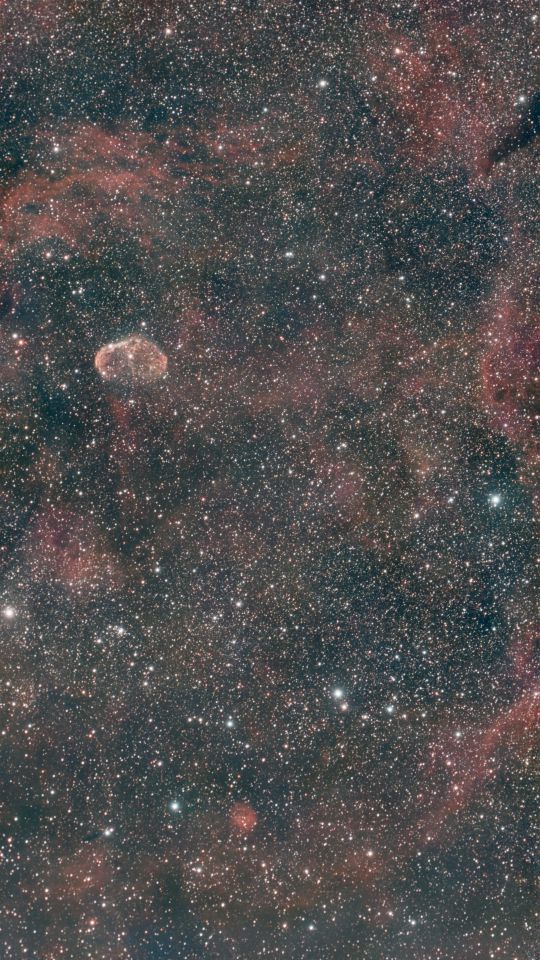 NGC 6888 Crescent-Nebel, aufgenommen mit ZWO SeeStar S30 Pro auf La Palma